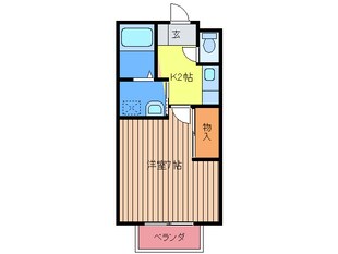 シャポ－２０００の物件間取画像